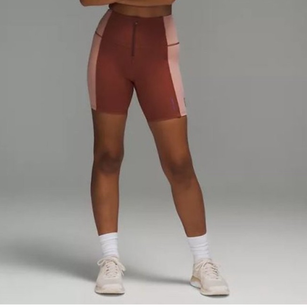 Lululemon Brown and Tan shorts